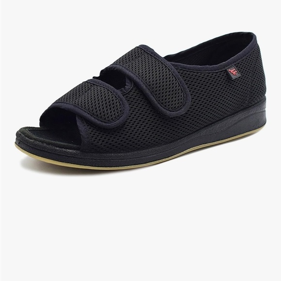 *New* Women's Open Toe Diabetic Sandals,Adjustable Width Arthritis Edema Shoes - Picture 1 of 7